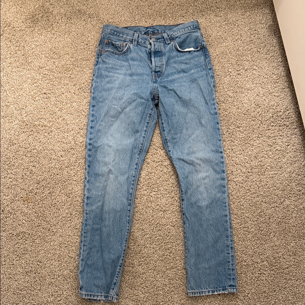Levi's Women's Straight Leg Jeans - Light Blue